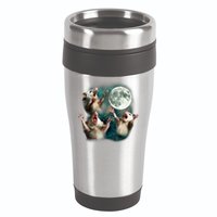 Three Possum Moon | 3 Opossum Funny Weird Cursed Meme 16oz Travel Tumbler