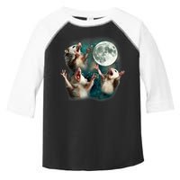 Three Possum Moon | 3 Opossum Funny Weird Cursed Meme Toddler Fine Jersey T-Shirt