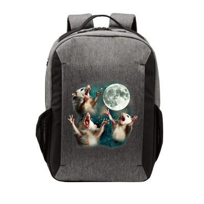 Three Possum Moon | 3 Opossum Funny Weird Cursed Meme Vector Backpack
