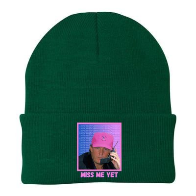 Trump Pink Miss Me Yet Trump 2024 President 2024 Knit Cap Winter Beanie