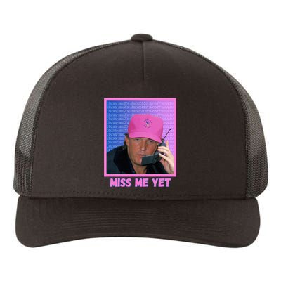 Trump Pink Miss Me Yet Trump 2024 President 2024 Yupoong Adult 5-Panel Trucker Hat