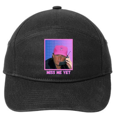 Trump Pink Miss Me Yet Trump 2024 President 2024 7-Panel Snapback Hat