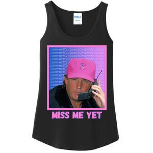 Trump Pink Miss Me Yet Trump 2024 President 2024 Ladies Essential Tank