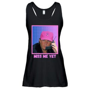 Trump Pink Miss Me Yet Trump 2024 President 2024 Ladies Essential Flowy Tank