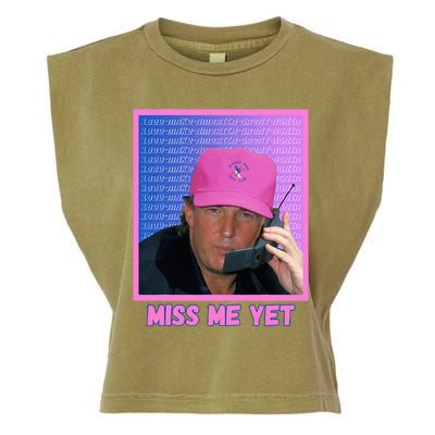 Trump Pink Miss Me Yet Trump 2024 President 2024 Garment-Dyed Women's Muscle Tee