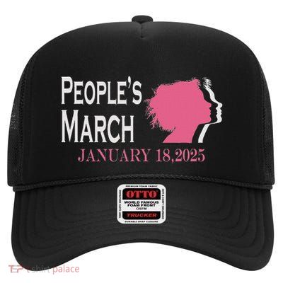 The People’S March 2025 High Crown Mesh Back Trucker Hat