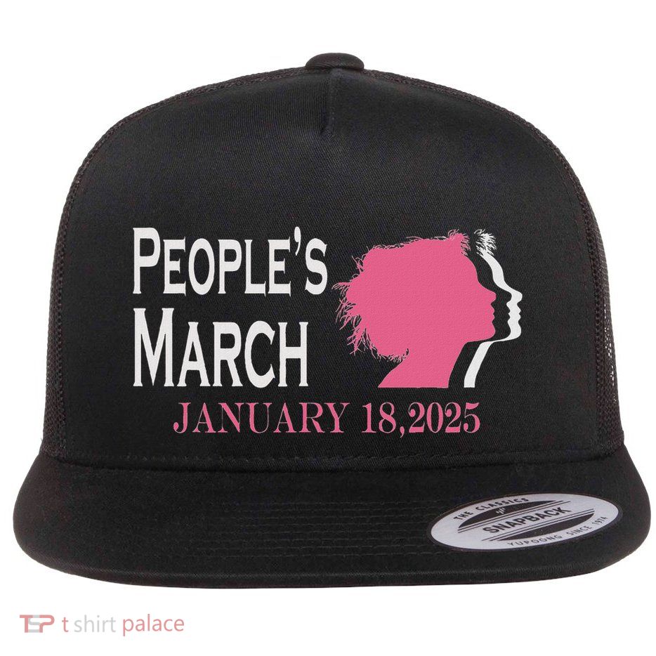The People’S March 2025 Flat Bill Trucker Hat