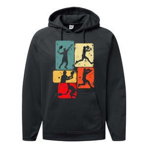 Tennis Player Men Performance Fleece Hoodie