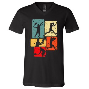 Tennis Player Men V-Neck T-Shirt