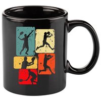 Tennis Player Men 11oz C Handle Ceramic Mug