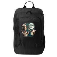 Three Possum Moon 3 Opossum Funny Weird Cursed Meme City Backpack