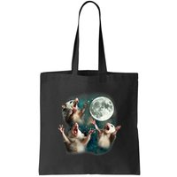 Three Possum Moon 3 Opossum Funny Weird Cursed Meme Bag