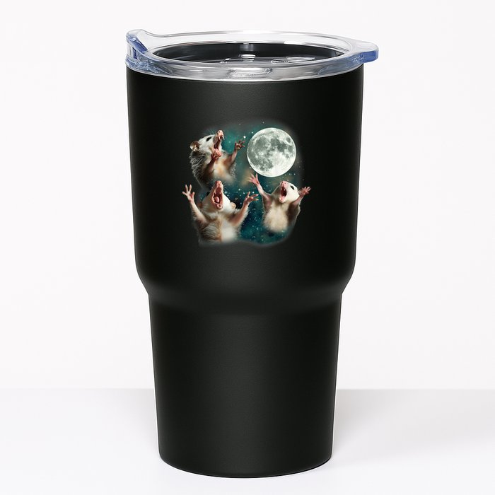 Three Possum Moon 3 Opossum Funny Weird Cursed Meme Tumbler