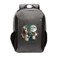 Three Possum Moon 3 Opossum Funny Weird Cursed Meme Vector Backpack