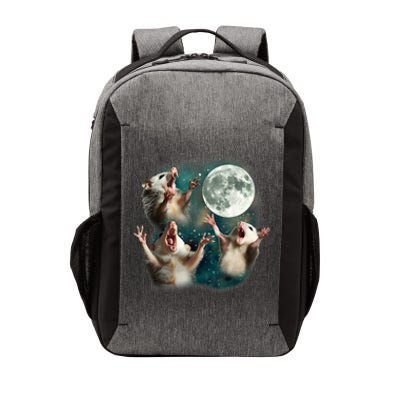 Three Possum Moon 3 Opossum Funny Weird Cursed Meme Vector Backpack