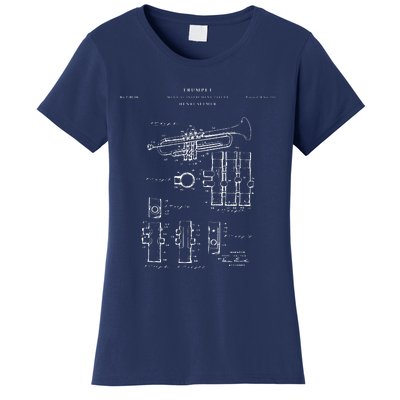 Trumpet Patent Music Women's T-Shirt