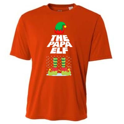 The Papa Matching Family Group Christmas Party Gift Cute Gift Cooling Performance Crew T-Shirt