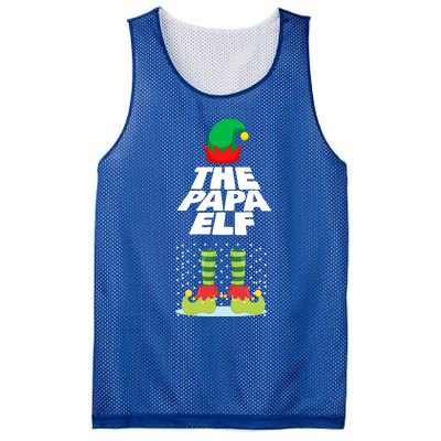 The Papa Matching Family Group Christmas Party Gift Cute Gift Mesh Reversible Basketball Jersey Tank