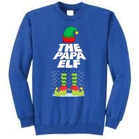 The Papa Matching Family Group Christmas Party Gift Cute Gift Tall Sweatshirt