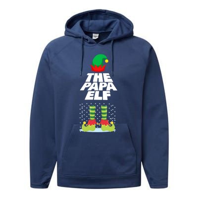 The Papa Matching Family Group Christmas Party Gift Cute Gift Performance Fleece Hoodie