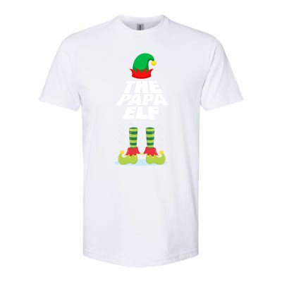 The Papa Matching Family Group Christmas Party Gift Cute Gift Softstyle CVC T-Shirt