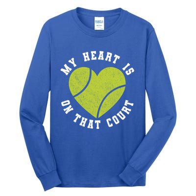 Tennis Player Mom Dad Saying Gift Tennis Parent Gift Tall Long Sleeve T-Shirt