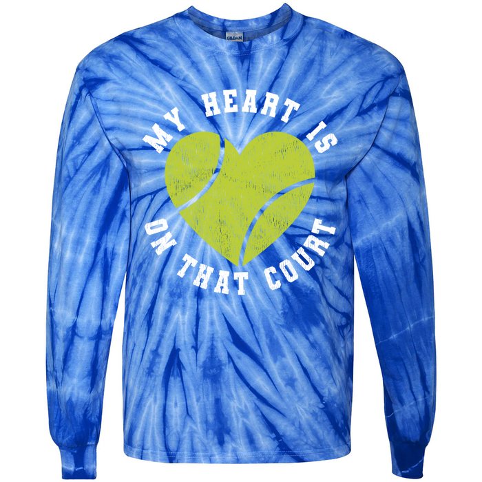 Tennis Player Mom Dad Saying Gift Tennis Parent Gift Tie-Dye Long Sleeve Shirt