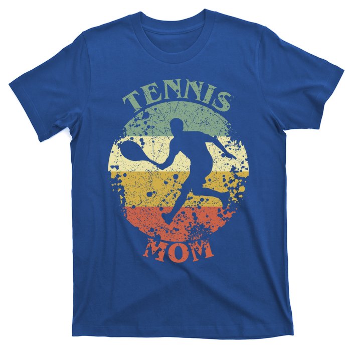 Tennis Player Mom Distressed Vintage Tennis Mama Gift T-Shirt