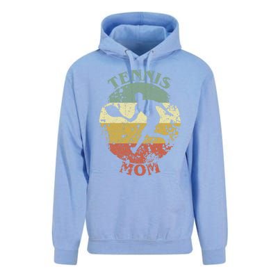 Tennis Player Mom Distressed Vintage Tennis Mama Gift Unisex Surf Hoodie