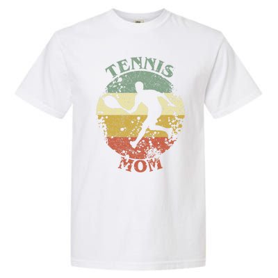 Tennis Player Mom Distressed Vintage Tennis Mama Gift Garment-Dyed Heavyweight T-Shirt