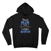 T1D Proud Mom Diabetes Awareness Type 1 Insulin Pancreas Hoodie