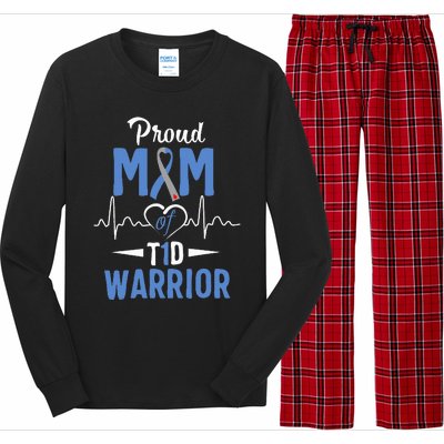 T1D Proud Mom Diabetes Awareness Type 1 Insulin Pancreas Long Sleeve Pajama Set