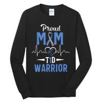 T1D Proud Mom Diabetes Awareness Type 1 Insulin Pancreas Tall Long Sleeve T-Shirt