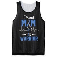 T1D Proud Mom Diabetes Awareness Type 1 Insulin Pancreas Mesh Reversible Basketball Jersey Tank