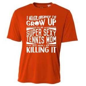 Tennis Player Mom Meaningful Gift Tennis Lover Meaningful Gift Cooling Performance Crew T-Shirt