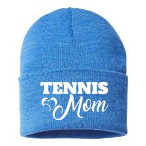 Tennis Player Mother Funny Tennis Mama Sports – Tennis Mom Cool Gift Sustainable Knit Beanie