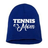 Tennis Player Mother Funny Tennis Mama Sports – Tennis Mom Cool Gift Short Acrylic Beanie