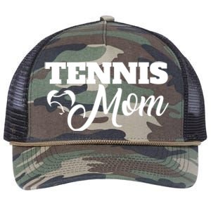 Tennis Player Mother Funny Tennis Mama Sports – Tennis Mom Cool Gift Retro Rope Trucker Hat Cap