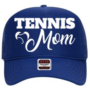 Tennis Player Mother Funny Tennis Mama Sports – Tennis Mom Cool Gift High Crown Mesh Back Trucker Hat