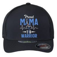 T1D Proud Mama Diabetes Awareness Type 1 Insulin Pancreas Flexfit Unipanel Trucker Cap