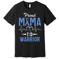 T1D Proud Mama Diabetes Awareness Type 1 Insulin Pancreas Premium T-Shirt