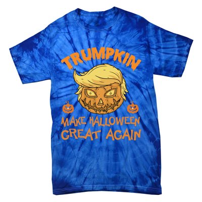 Trumpkin Pumpkin Make Halloween Great Again Cute Gift Tie-Dye T-Shirt