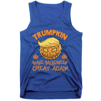 Trumpkin Pumpkin Make Halloween Great Again Cute Gift Tank Top