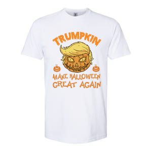 Trumpkin Pumpkin Make Halloween Great Again Cute Gift Softstyle CVC T-Shirt