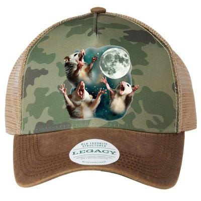 Three Possum Moon 3 Opossum Legacy Tie Dye Trucker Hat