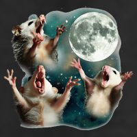 Three Possum Moon 3 Opossum Cool Comfort Performance Bucket Hat