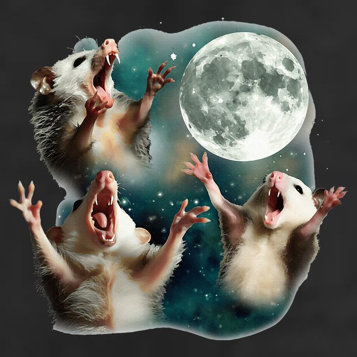 Three Possum Moon 3 Opossum Cool Comfort Performance Bucket Hat