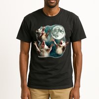 Three Possum Moon 3 Opossum Tall T-Shirt