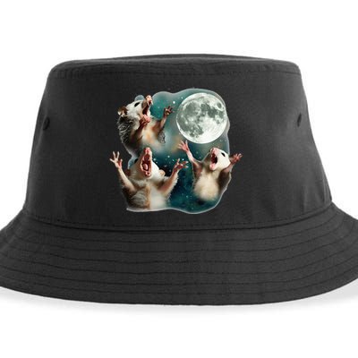 Three Possum Moon 3 Opossum Sustainable Bucket Hat