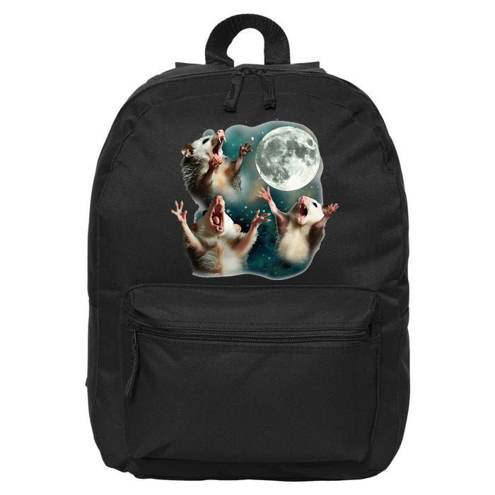 Three Possum Moon 3 Opossum 16 in Basic Backpack